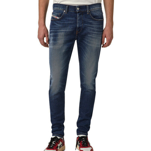 Vêtements Homme Mid-Length Jeans droit Diesel 00SPW4-09A92 Bleu