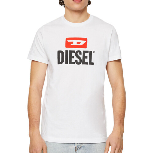 Vêtements Homme T-shirts & Polos Diesel Tee Shirt Blanc