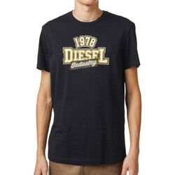 Vêtements Homme T-shirts manches courtes Diesel A03365-0GRAI Noir