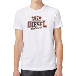 Vêtements Homme T-shirts manches courtes Diesel A03365-0GRAI Blanc