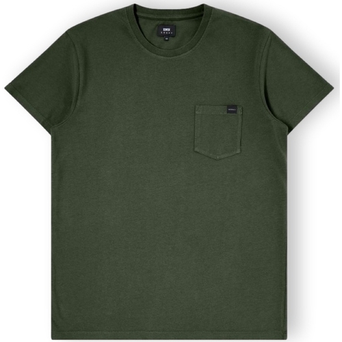 Vêtements Homme T-shirts & Polos Edwin Pocket T-Shirt bead-embellished - Kombu Green Vert