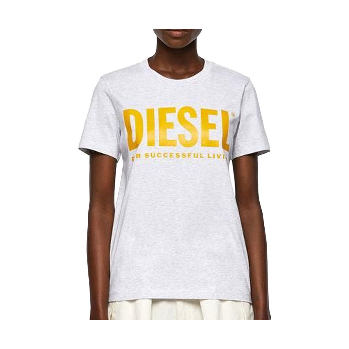 Vêtements Femme T-shirts manches courtes Diesel A04685-0AAXJ Gris
