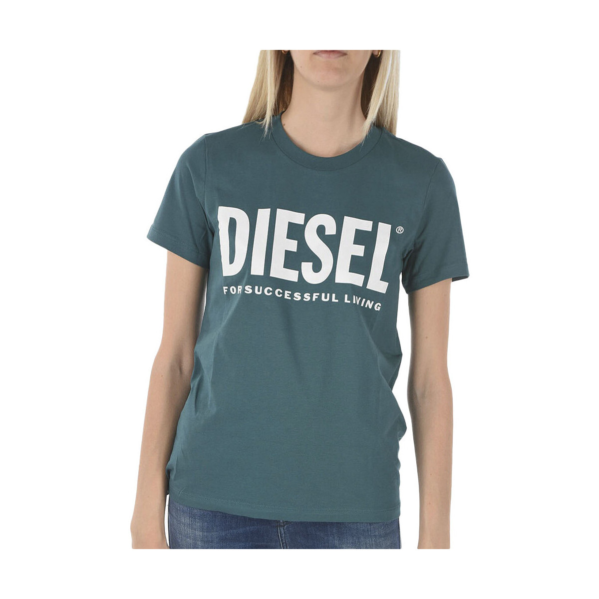 Vêtements Femme T-shirts & Polos Diesel A04685-0AAXJ Bleu