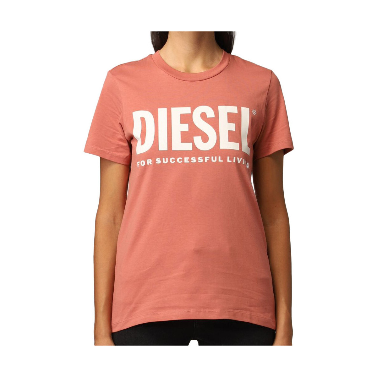 Vêtements Femme T-shirts & Polos Diesel A04685-0AAXJ Rose