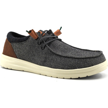Chaussures Homme Chaussures bateau Hey Dude Wally Sneaker Vela Uomo Charcoal Grigio 40174-025 Gris