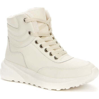 Chaussures Femme Bottines Grunberg white casual closed warm boots Blanc