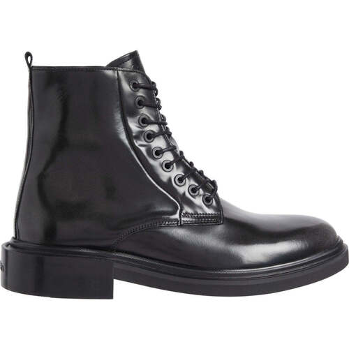 Chaussures Homme Boots Calvin Klein JEANS Ruched lace up boot Noir