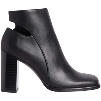 Chaussures Femme Bottines Calvin Klein Jeans heel zip boot Noir