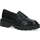Chaussures Femme Mocassins Caprice black nappa casual closed loafers Noir