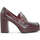 Chaussures Femme Mocassins Carmens Padova charlie clam loafers Rouge