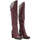 Chaussures Femme Dolce & Gabbana Millennials metallic Derby shoes michelle high boots Rouge