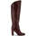 Chaussures Femme Bottines Carmens Padova michelle high boots Rouge