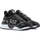 Chaussures Homme Baskets basses Emporio Armani EA7 black silver casual sneaker Noir