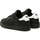 Chaussures Femme Baskets basses Emporio Armani black white casual closed sneaker Noir