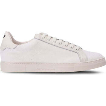 Chaussures Homme Baskets basses Emporio Armani off white casual closed sneaker Blanc