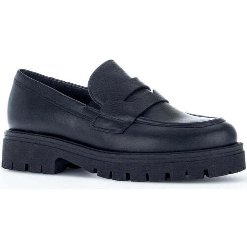 Chaussures Femme Mocassins Gabor black casual closed loafers Noir