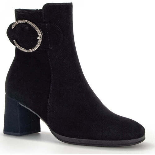 Chaussures Femme Bottines Gabor black casual closed booties Noir