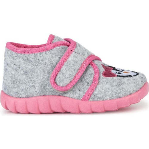 Chaussures Fille Chaussons Geox zyzie indoor slippers Gris