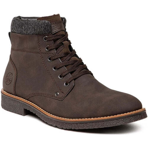 Chaussures Homme Boots Rieker brown casual closed booties Marron