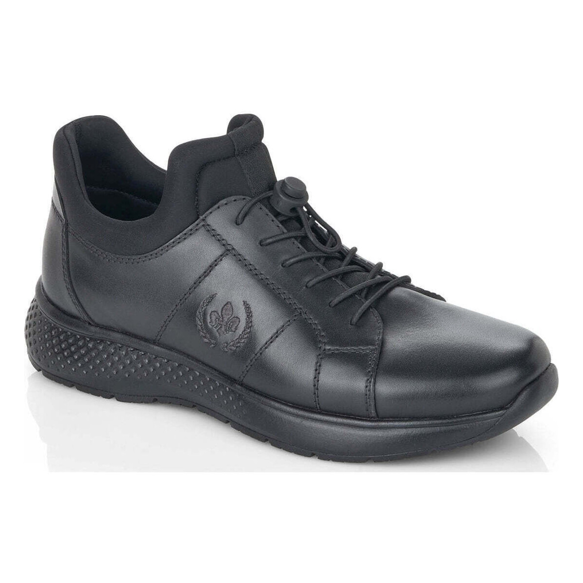 Chaussures Homme Baskets basses Rieker black casual closed sport shoe Noir