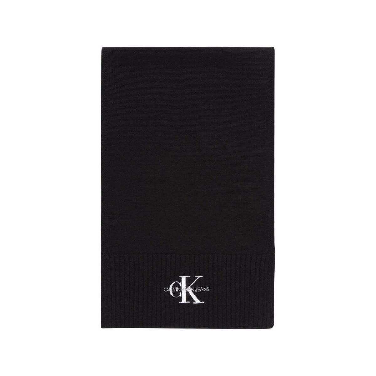 Accessoires textile Homme Echarpes / Etoles / Foulards Calvin Klein Jeans monologo embro scarf Noir