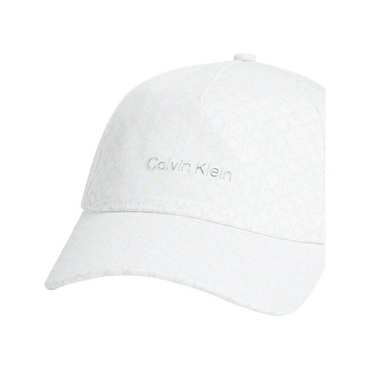 CALVIN KLEIN 366 Casquettes Белый лиф топ calvin klein must monogram cap Blanc