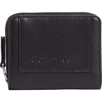 Sacs Femme Portefeuilles Calvin Klein Jeans set zip around wallets Noir