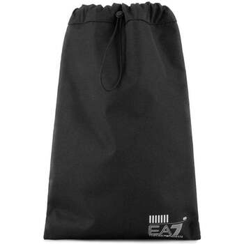 Sacs Sacs Bandoulière Emporio Armani EA7 black white logo casual shoulder bag Noir