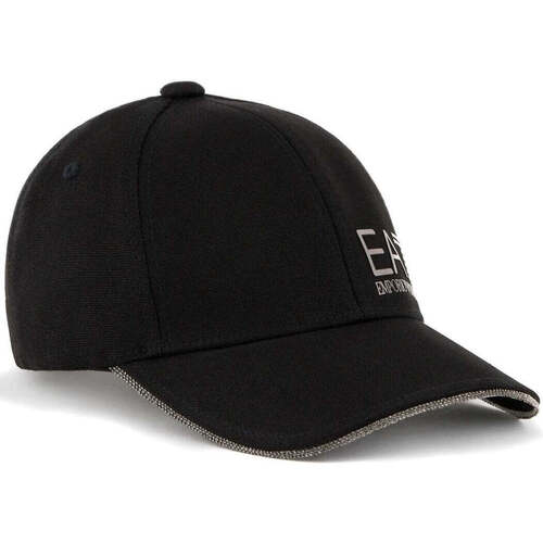 Accessoires textile Femme Casquettes Emporio Armani EA7 black gun metal casual baseball hat Noir