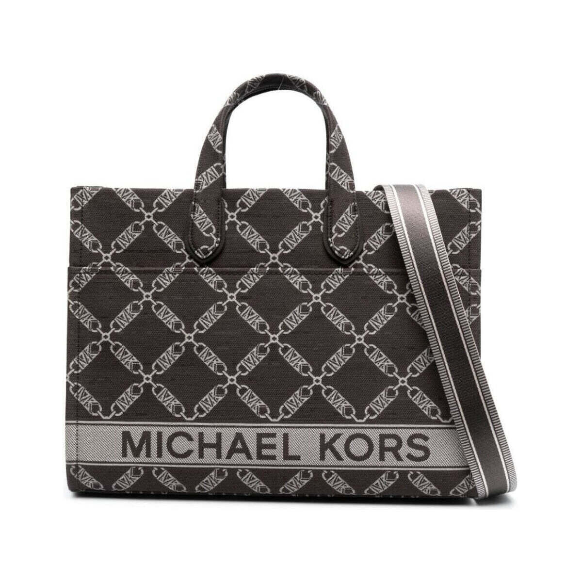 Sacs Femme Cabas / Sacs shopping MICHAEL Michael Kors lg grab tote bag Marron