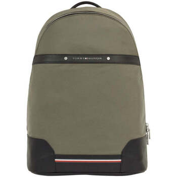 Sacs Homme T-shirts manches longues Tommy Hilfiger central repreve backpack Vert