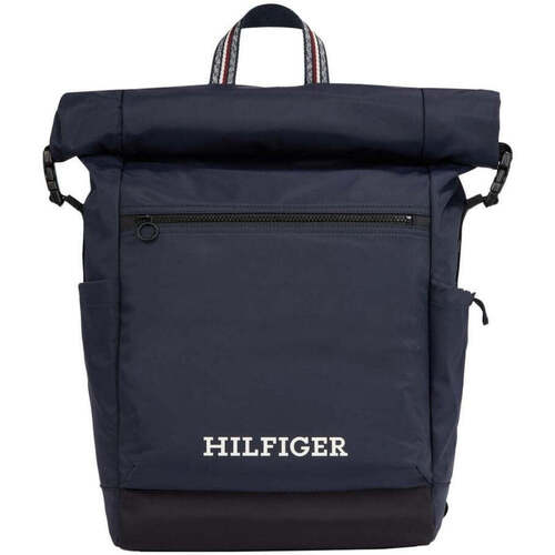 Sacs Homme T-shirts manches longues Tommy Hilfiger rolltop backpack Bleu