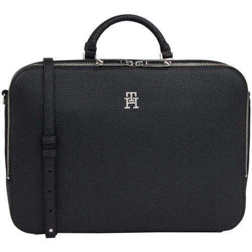 Tommy Hilfiger emblem laptop bag Noir - Sacs Sacs ordinateur Femme 190,73 €
