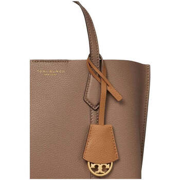Tory Burch perry triple-compartment tote clam shell Beige
