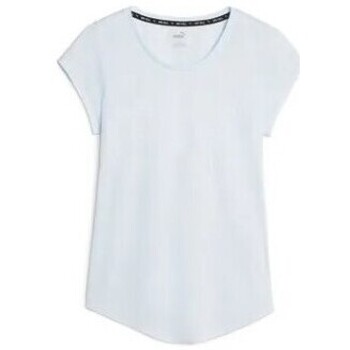 Vêtements Femme T-shirts manches courtes Puma TEE SHIRT  PERF HTR - ICY BLUE HEATHER - XL Bleu