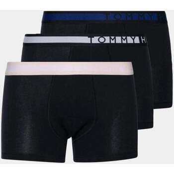 Sous-vêtements Homme Caleçons Tommy Hilfiger Lot de 3 boxers  marine en coton stretch Bleu