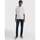 Vêtements Homme Chemises manches longues Tommy Hilfiger Chemise micro motifs  blanche en coton bio Blanc