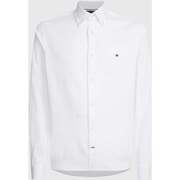 Chemise  ajustée blanche en coton stretch