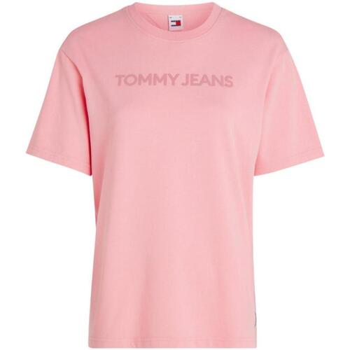 Vêtements Femme T-shirts voight courtes Tommy Hilfiger  Rose