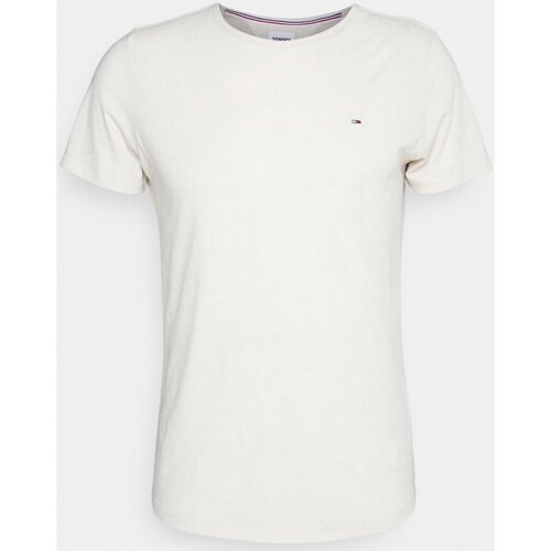 Vêtements Homme T-shirts manches courtes Tommy Jeans DM0DM09586 Blanc