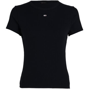 Vêtements Femme T-shirts & Polos Tommy Jeans DW0DW17383 Noir