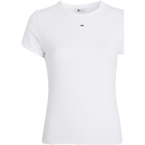 Vêtements Femme T-shirts & Polos Tommy Jeans DW0DW17383 Blanc