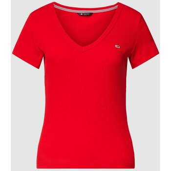 Vêtements Femme T-shirts & Polos Tommy Jeans DW0DW17385 Rouge