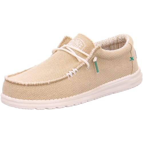 Chaussures Homme Mocassins Hey Dude Shoes white Beige