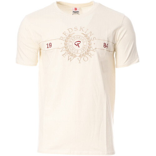 Vêtements Homme feather necklace logo T-shirt Redskins RDS-231094 Blanc