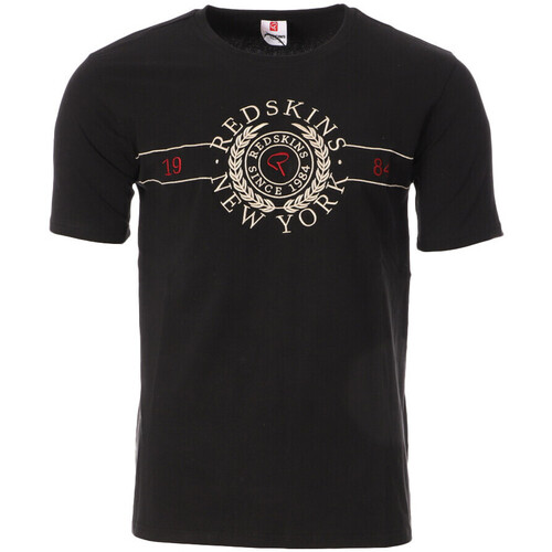 Vêtements Homme feather necklace logo T-shirt Redskins RDS-231094 Noir