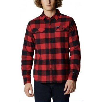 Vêtements Homme Chemises manches longues Columbia - Flare gun stretch flannel mountain homme Rouge