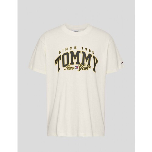 Vêtements Homme T-shirts manches courtes Tommy Jeans  Blanc