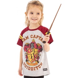 Vêtements Fille T-shirts manches courtes Harry Potter Quidditch Team Captain Rouge