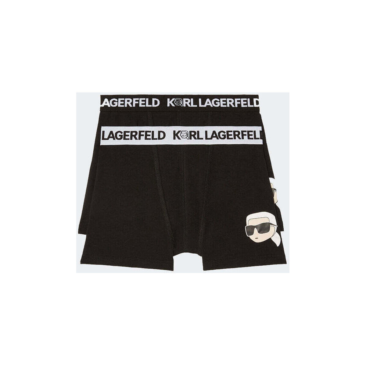 Sous-vêtements Garçon Caleçons Karl Lagerfeld  Noir